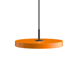 Umage - Asteria pendel m/ sort top - mini - Nuance orange (Ø31 cm)
